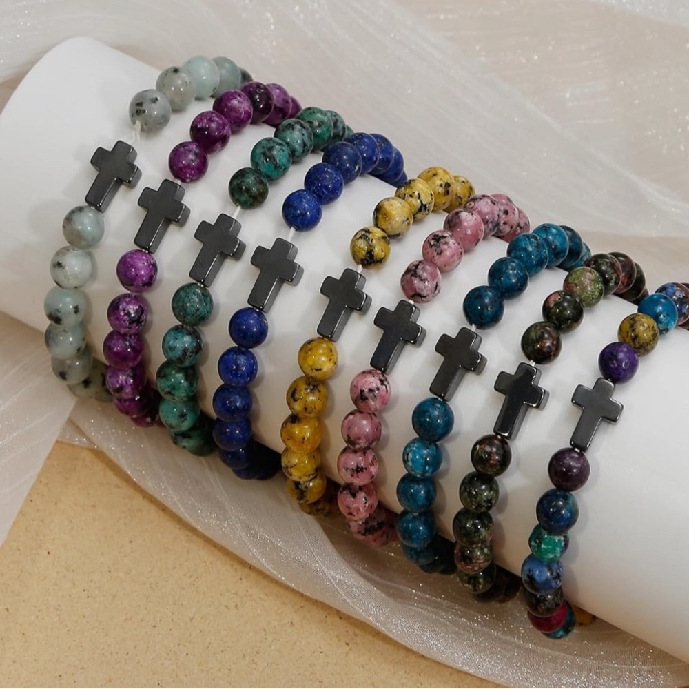 Inspirational Beaded Cross Bracelets